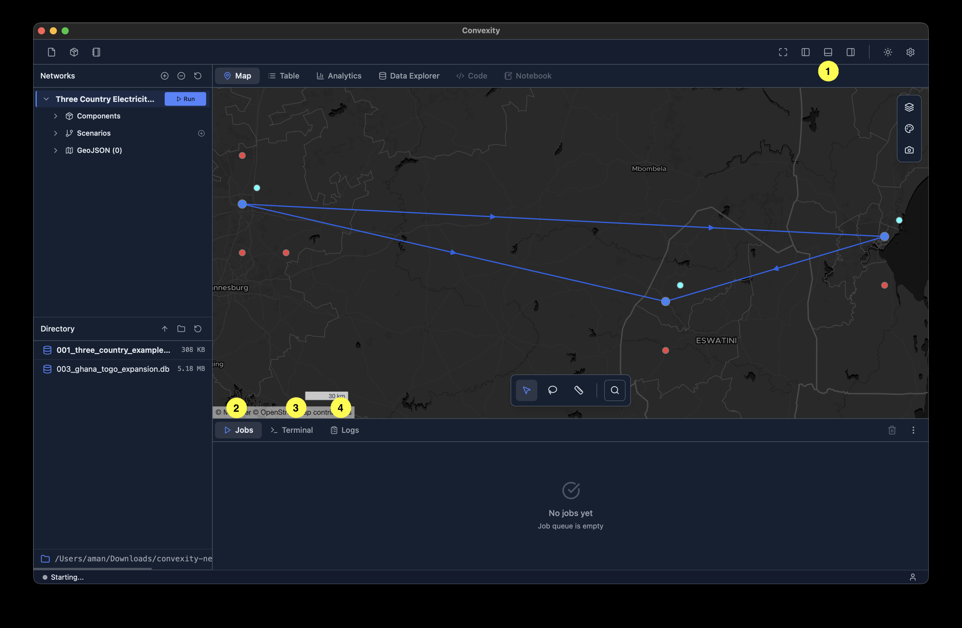Convexity Bottom Panel Overview